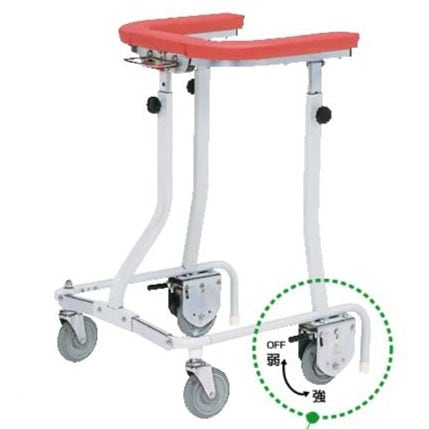 [Indoor use only] Foldable walker with resistor (home type) with grip TY157B-SLG