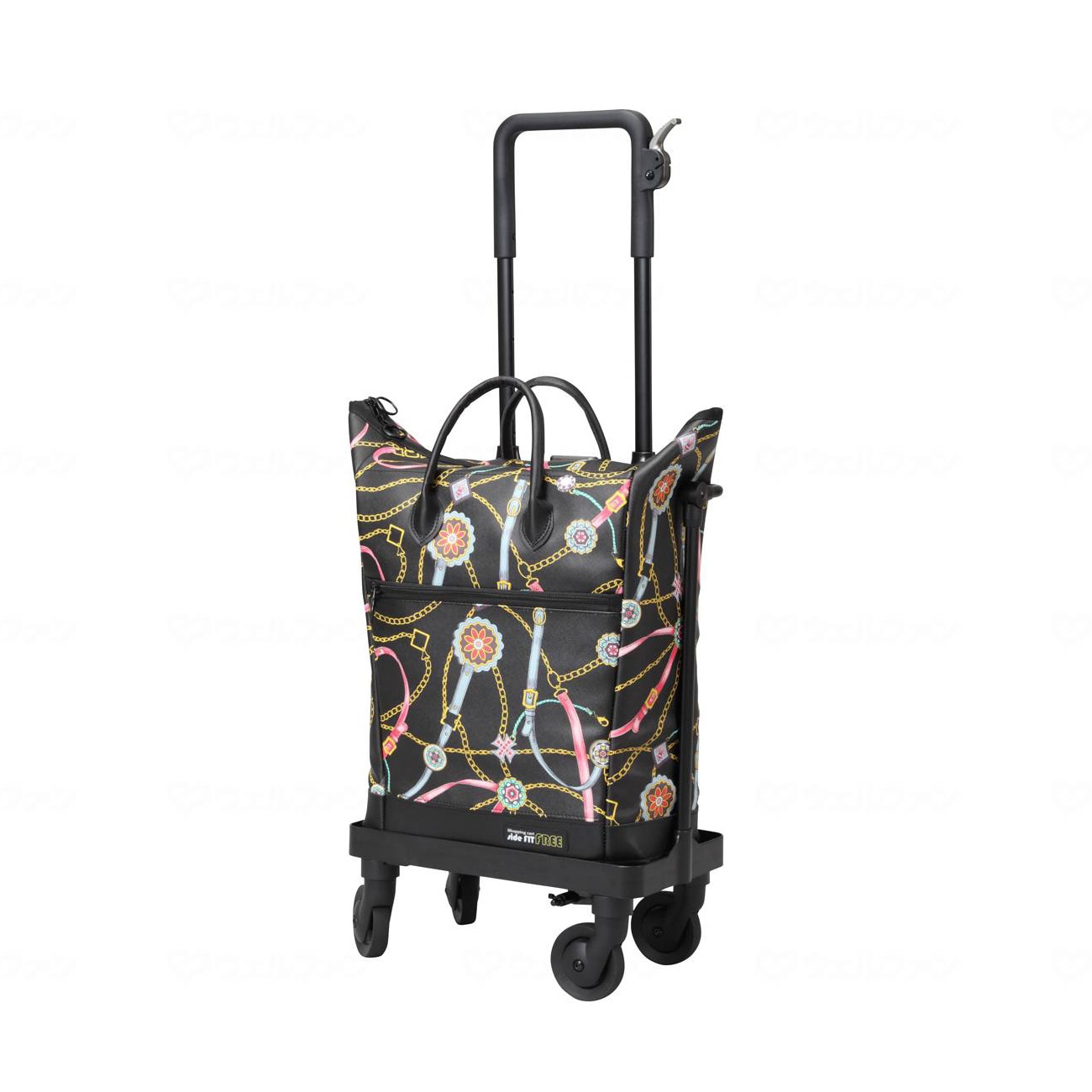 Side Fit Free PVC Lian Pattern Black