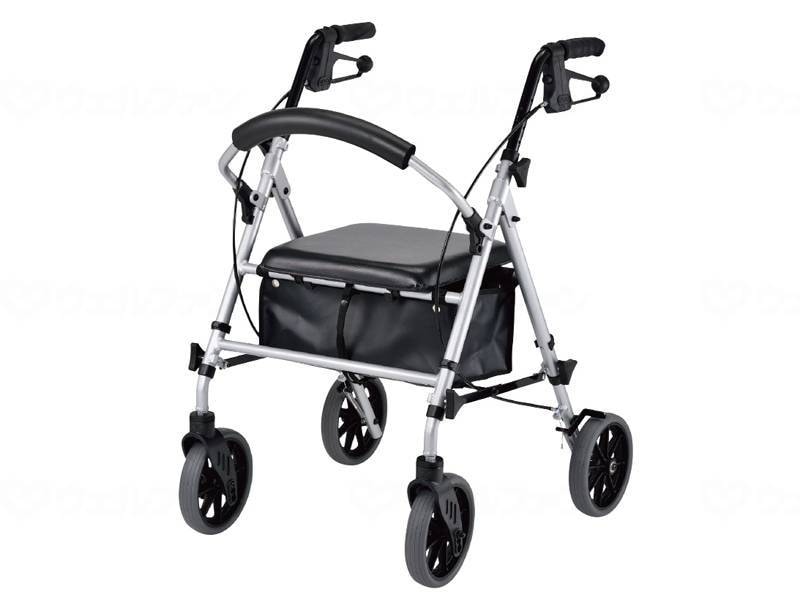 Four-wheel walking aid new Ayumu-kun Silver L size