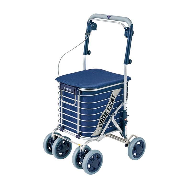 Wire Cart Swirl Plain Navy
