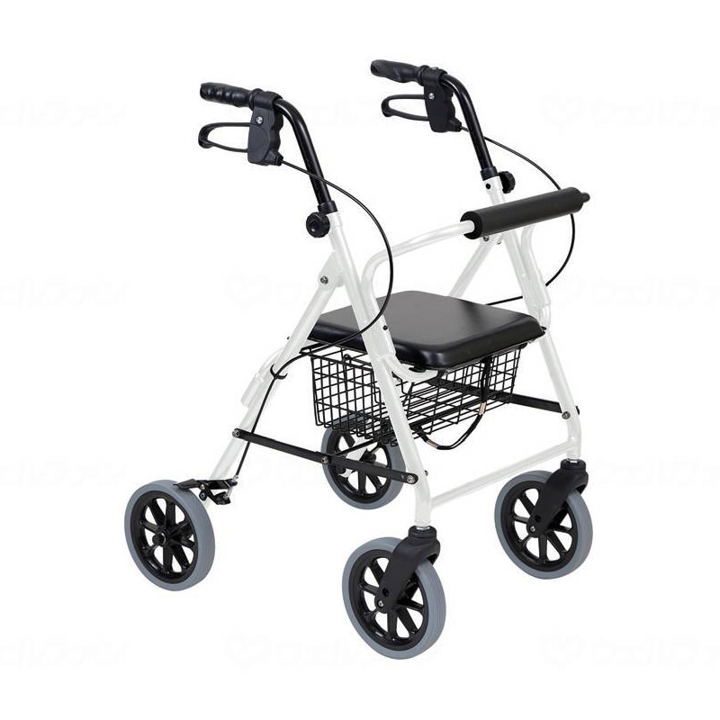 Walking frame Happy II Tall Pearl White