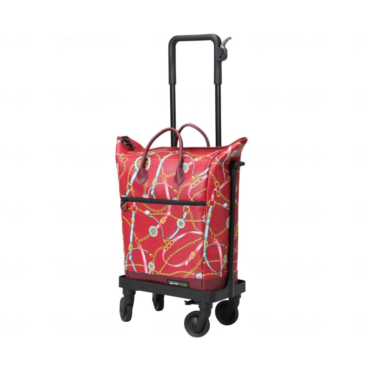 Side Fit Free PVC Lian Pattern Burgundy