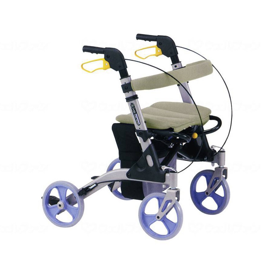 Foldable Walker OLive 7-Inch Specification (Outdoor Use) Beige