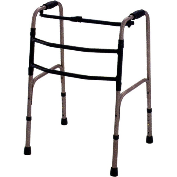 [Indoor Use Only] Alternating Type Folding Walker (Small) Grayish Brown