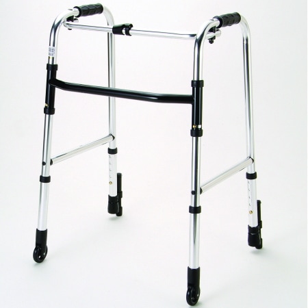 [Indoor Use Only] Aluminum Walker (Fixed Type) with Front Fixed Casters