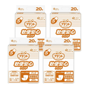 大王製紙 アテント Sケア 軟便安心パッド 計80枚 (20枚×4袋)