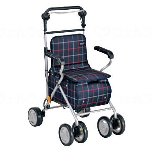 Standard Silver Car Ticob ST07 Checkered Navy